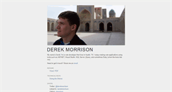 Desktop Screenshot of derek-morrison.com